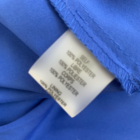 Vince Camuto Blue high low halter dress size 4 - Picture 5 of 5